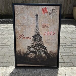 Paris Eiffel Tower Framed Art